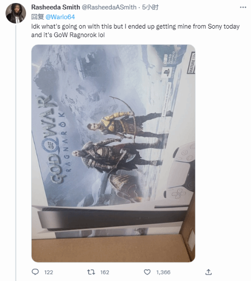 买《COD19》PS5同捆收到却是《战神5》 玩家:会还的