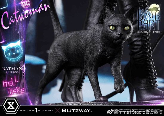 P1S公布《蝙蝠侠归来》猫女雕像：皮衣皮鞭 黑猫碧眼