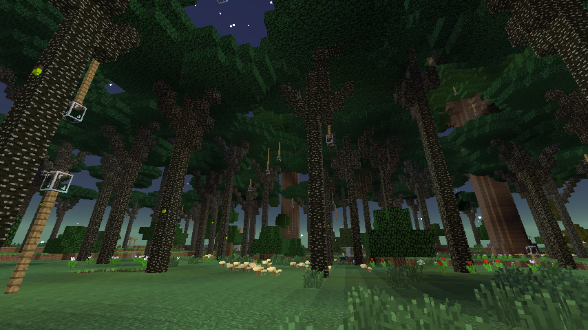 我的世界暮色森林模组萤火虫森林群系介绍