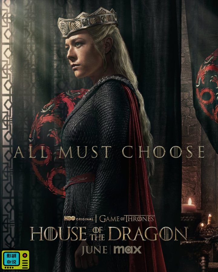 《龙之家族》发布角色海报，前传剧集《权力的游戏》6月正式开播
