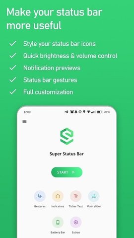 super status bar